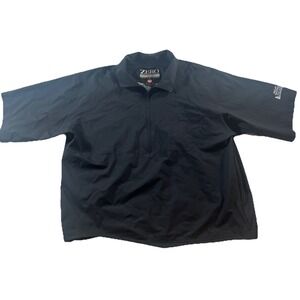 Zero Restriction Golf Outerwear‎ Wind Stopper Black Pullover 1/4 Zip